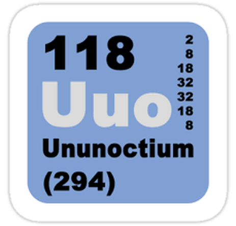 Periodic Table Element Ununoctium Icon Royalty Free Vector, 56% OFF